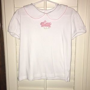 Little English bunny top size 4T